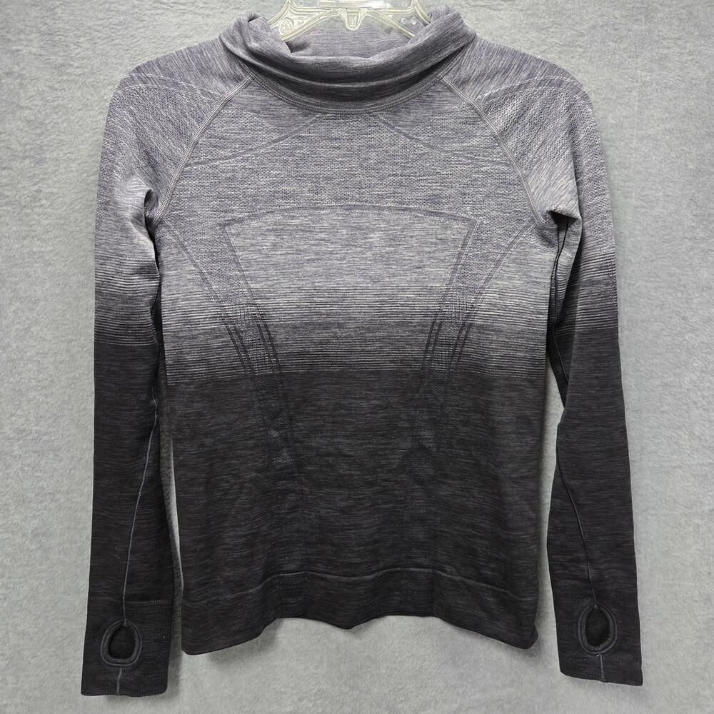 Ivivva By Lululemon Performance Pullover Grey Ombre Size 12